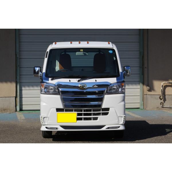 ダイハツ　ハイゼット　フロントハーフスポイラー 楽天市場】ブラックス (KC TRADING)ハイゼットトラック S200P