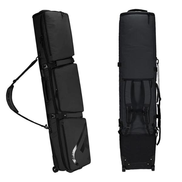 防水 スノボ バッグ リュック ケース スキーブーツ バッグ リュック可能) 耐低温コーナーホイール バックパック ウェア、板、ブーツ、アクセサリーなど収納可 15