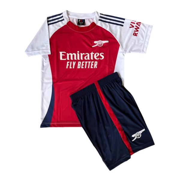 アーセナル ホーム 24/25 子供用 海外 サッカー  ユニフォーム トップス Tシャツ ズボン 半袖 運動着　KIDS