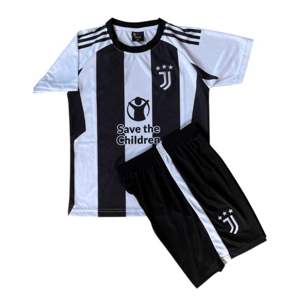 ユベントス　ホーム  24/25 子供用 海外 サッカー  ユニフォーム トップス Tシャツ ズボン 半袖 運動着　KIDS