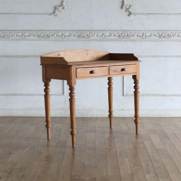 送料無料 アンティーク家具 机 デスク バタフライ式 ライティング