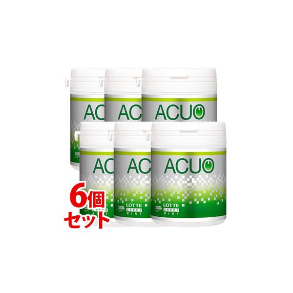 セット販売》 ロッテ ACUO アクオ グリーンミント ファミリーボトル (140g)×6個セット チューイングガム シュガーレス ※軽減税率対象商品 :10144026:ドラッグストアウェルネス 通販 ロッテ ACUO グリーンミント ファミリーボトル 140g
