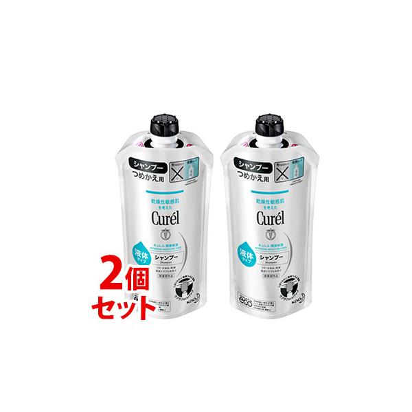 《セット販売》　花王 キュレル シャンプー つめかえ用 (340mL)×2個セット 詰め替え用 curel　医薬部外品