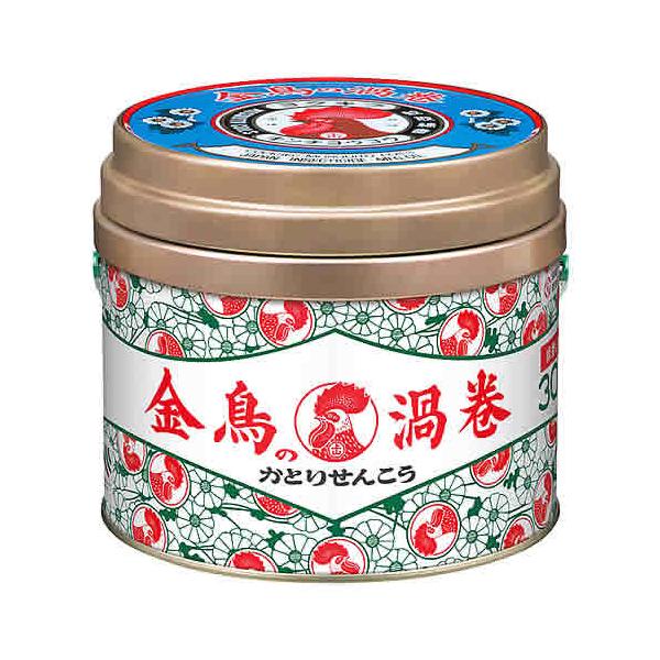 金鳥 KINCHO 金鳥の渦巻V 缶 (30巻) 蚊取り線香　【防除用医薬部外品】