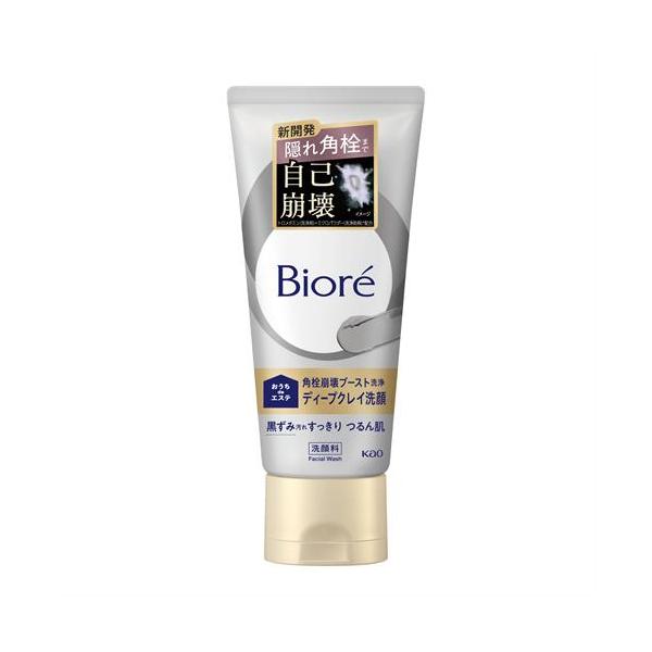 花王 ビオレ　おうちdeエステ　ディープクレイ洗顔　180g　おうちでエステ　黒