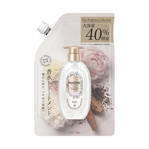 P&G パンテーン ミラクルズ ファイン フレグランス ホワイトティー&ピオニー トリートメント詰め替え 500g