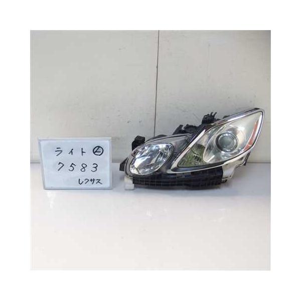 送料無料 平成19年 レクサス GS350 GRS191 ヘッドランプ ライト 左 L