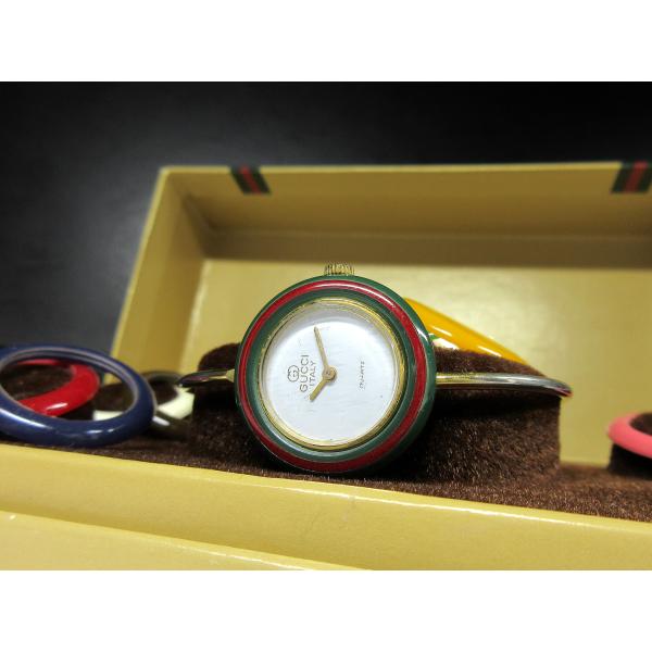 美品 グッチ GUCCI ワイヤー バングルウォッチ 腕時計 グッチ グリップ ユニセックス YA157429 |腕時計通販ブルーク