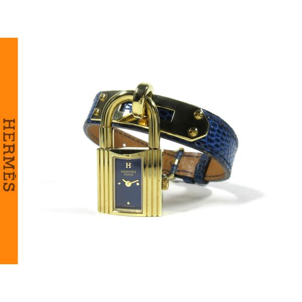 エルメス　ケリーウォッチ HERMES 【エルメス】KE1201670 ブルー文字盤 レディース ケリー