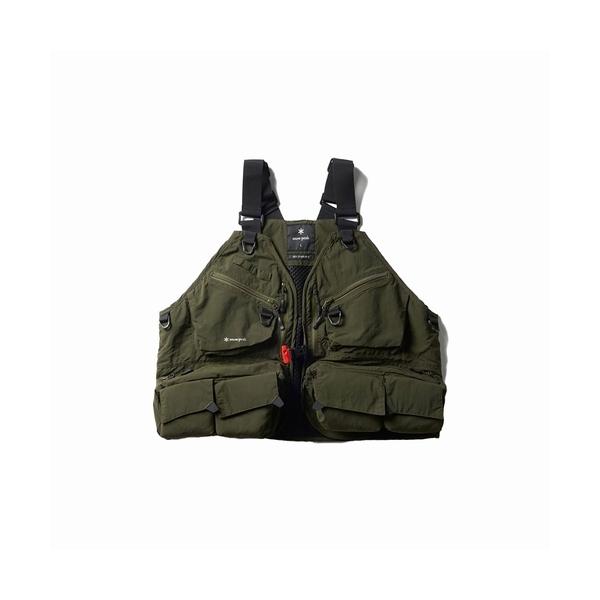 フィッシングベスト　【新品未使用】 peak スノーピーク　黒 snow peak（スノーピーク） V1strapflyfishingvest snowpeak