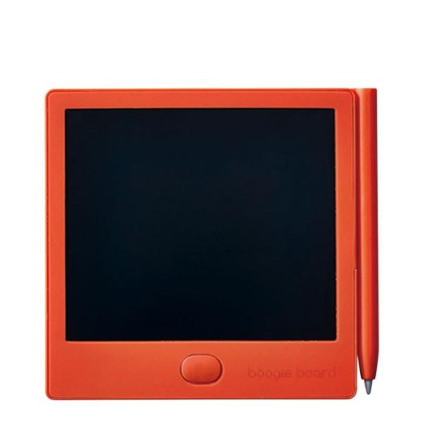 手のひらサイズのブギーボード軽くて、薄くて、マグネットで貼れるから「ふせん」にように手軽に使えるデジタルメモ●なめらかな書き心地●筆圧で線の太さで変わるハイコントラスト液晶●ボタンひとつで画面を消去●何度でも繰り返し使える。電池1個で約3万...