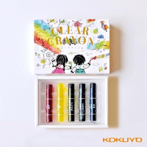 半透明のオイルゲルクレヨンです。線画の上からぬると、透明水彩絵の具で描いたように線画が透けてみえる新感覚のクレヨンです。描いた直後なら色を重ねて混ぜることもできます。コクヨ透明くれよん5色KE-AC26セット内容：オイルゲルクレヨン5色セッ...