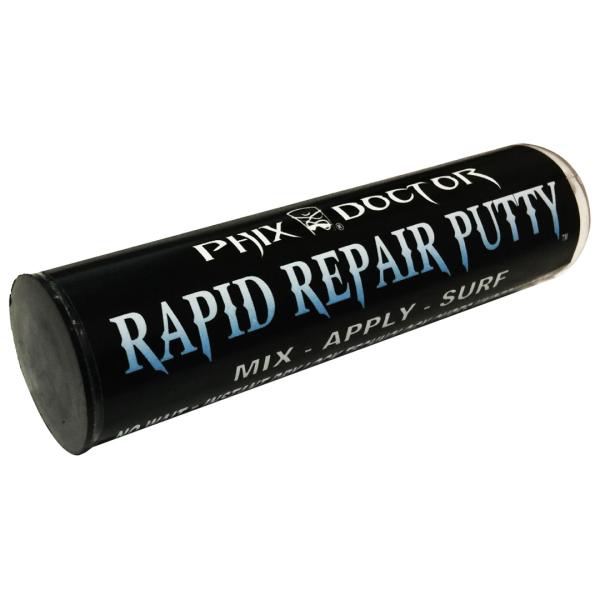 【 PHIX DOCTOR RAPID REPAIR PUTTY STICK】穴の大きさに合わせて詰めるだけのサーフボードパテ材。■ 仕様・エポキシ、PUどちらのボードでも使えるパティスティック・応急処置で即時に海に入ることが可能・1oz/...