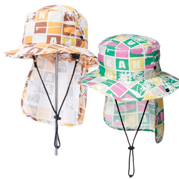 定番の日焼けカバー付きビーチハット。日焼けカバーは、ツバの中に収納でき、2WAY仕様。スピンドルは取り外し可能。【素材】ポリエステル100% 【サイズ】F/頭周54cm 【ご注意】メール便でご購入の方へこちらの商品はメール便発送の場合、同商...
