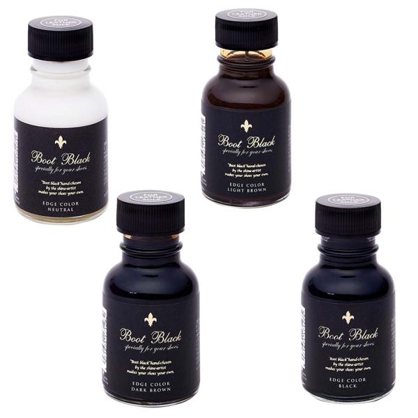 【使用方法・使い方】・コバやヒール部分の汚れや古いクリームをローションで落としてください。余分なローションは残さずに拭き取ってください。・キャップにセットされているフェルトにインキを適量含ませ、ムラなく均一に塗ってください。・完全に乾くまで...