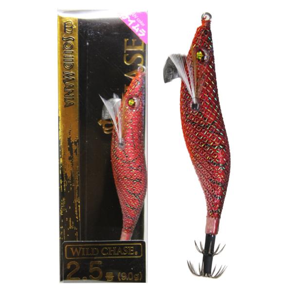 [週末値下げ]エギ　25本セット　ワイルドチェイス スクイッドマニア（SQUID MANIA）WILD CHASE 2.5号 ワイルド