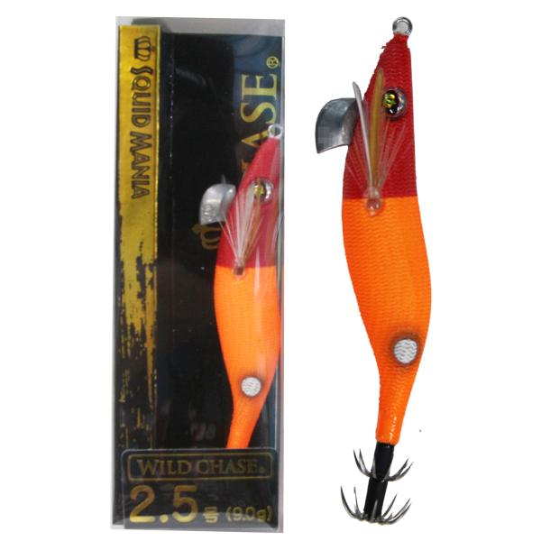 SQUID MANIA スクイッドマニア  WILD CHASE 2.5号 ワイルドチェイス 2.5号　 カラー65_RG/RHオレンジグロー　 イカメタル　