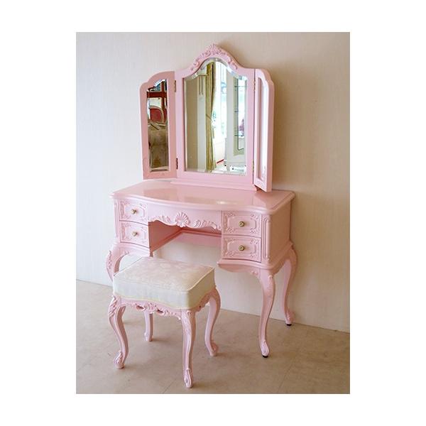 輸入 オーダー家具 ビバリーヒルズドレッサー バービーピンク色