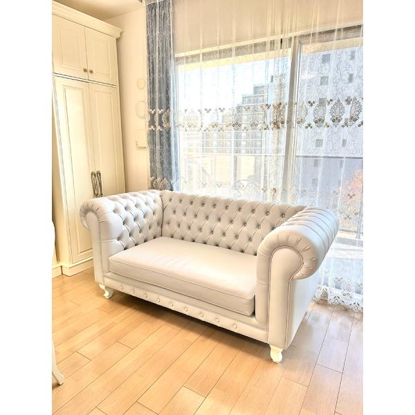 アンティーク調 チェスターフィールド ヴィンテージ ヴィクトリアン 彫刻 猫脚 westhousegallery_ordersofa163