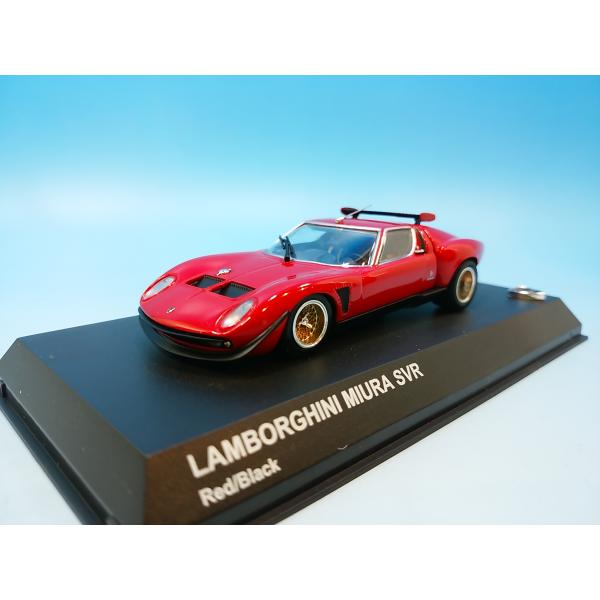 京商 1/43 ランボルギーニ ミウラ SVR レッド/ブラック KS03203R