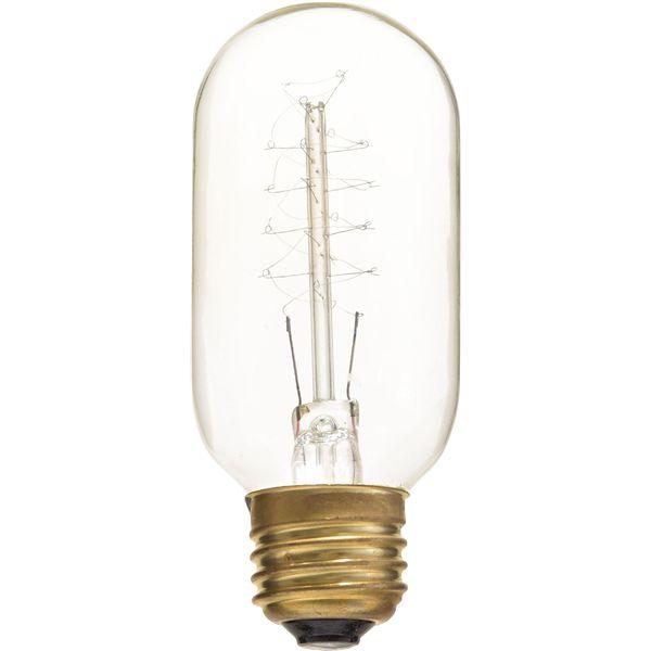 エジソン球 W4.5×奥行4.5×高さ11cm SS クリア E26/40W 完成品