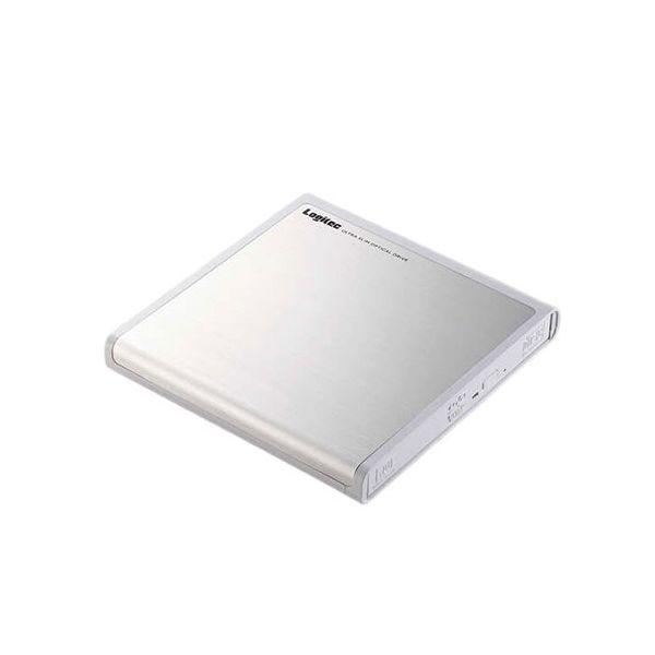 ロジテック USB-A ポータブルDVDドライブ 書き込み ホワイト LDR-PMM8U2LWH