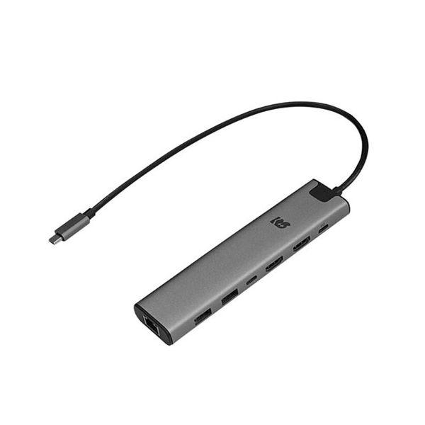 ラトックシステム デュアルディスプレイアダプター(最大4K60Hz、PD・LAN・USBハブ搭載) RS-UCHD2-PHL