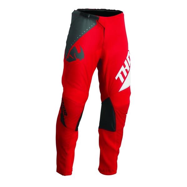 28インチ MXパンツ THOR 23 SECTOR EDGE レッド/ホワイト モトクロス