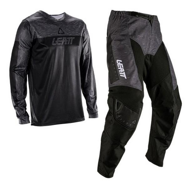 キッズ用 XLサイズ MXウエア 上下セット LEATT 3.5 Ride Kit ステルス 