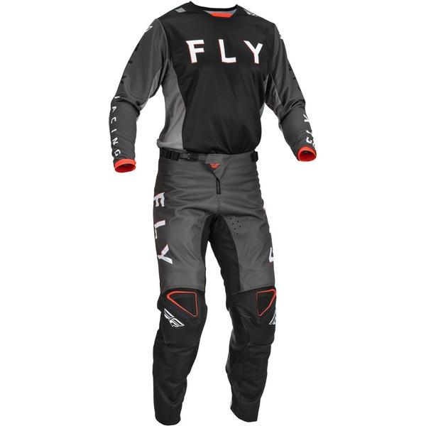 FLY Racing KINETIC KORE MXウエア上下セット S/28インチ MXウエア 上下セット FLY 23 KINETIC KORE ブラック/グレー