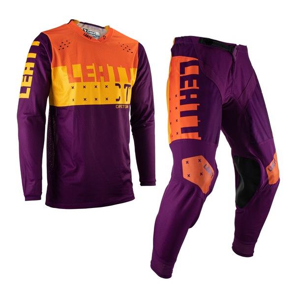 L/32インチ MXウエア 上下セット LEATT 23 4.5 インディゴ ジャージ＆パンツ モトクロス 正規輸入品 WESTWOODMX