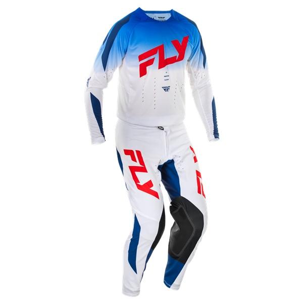 M/32インチ MXウエア上下セット FLY EVOLUTION DST レッド/ホワイト