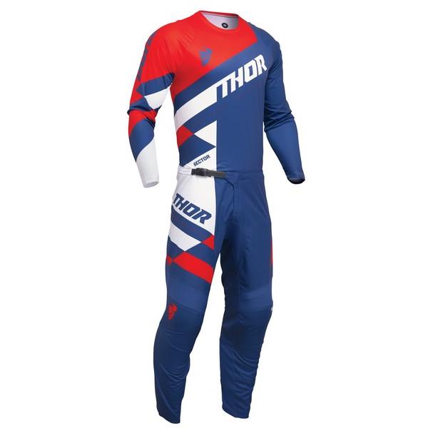 キッズ用 XL/28インチ MXウエア 上下セット THOR 24 SECTOR CHECKER