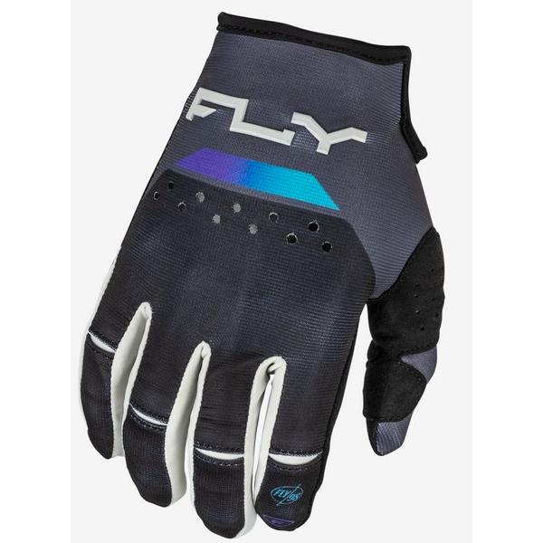 XLサイズ MXグローブ FLY 24 KINETIC RELOAD チャコール/ブラック/ブルーイリジウム モトクロス 正規輸入品 WESTWOODMX