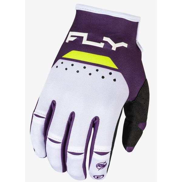 XLサイズ MXグローブ FLY 24 KINETIC RELOAD パープル/ホワイト/ハイビス モトクロス 正規輸入品 WESTWOODMX