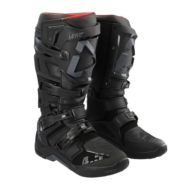 MXブーツ LEATT 4.5 ブラック モトクロス 正規輸入品 : ウエストウッド