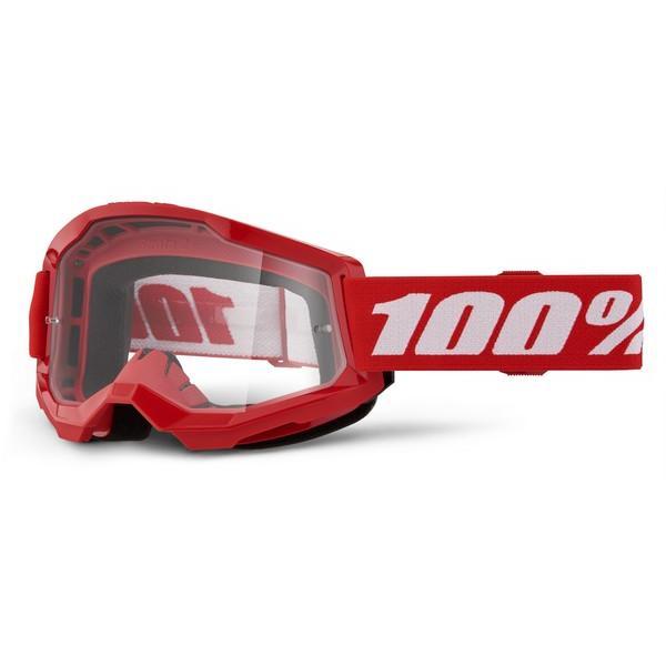 MXゴーグル 100% ゴーグル 23fa STRATA2 レッド モトクロス 正規輸入品