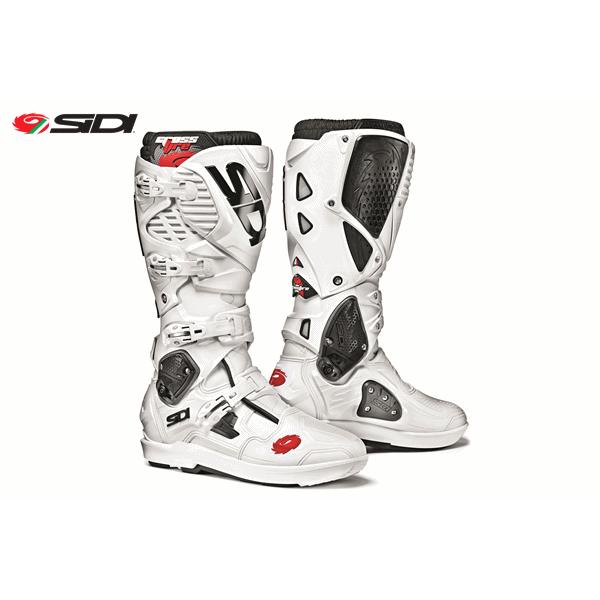SIDI シディ クロスファイヤー3 モトクロスブーツ　値下げ可 SIDI（シディ） MXブーツ SIDI CROSSFIRE3 SRS WH7.5/41 (26.0cm) 交換