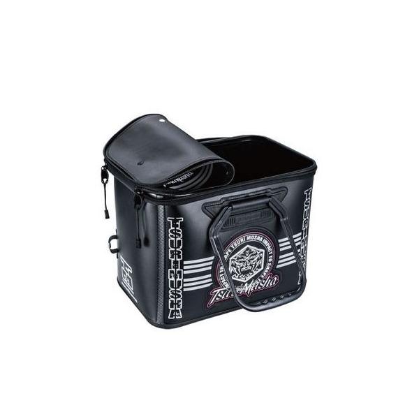 釣武者 MUSHAグローエンブレムバッカン 375 ブラック : フィッシング