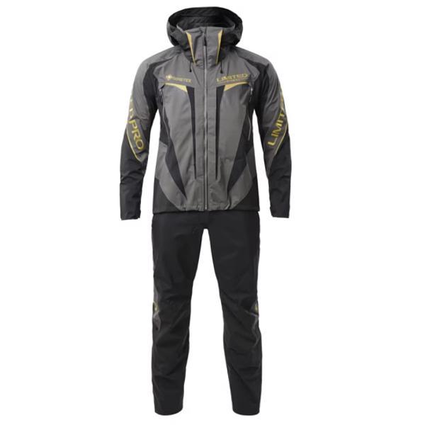 シマノ リミテッドプロ ゴアテックス レインスーツ RA-120Y リミテッドブラック Lサイズ / レインウェア shimano 釣具 シマノ（SHIMANO） (限定特価)シマノ リミテッドプロ ゴアテックス