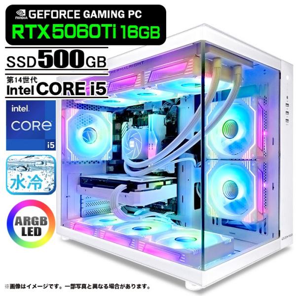 PASOUL ゲーミングPC デスクトップ 海景房 GMQ360 ホワイト GeForce