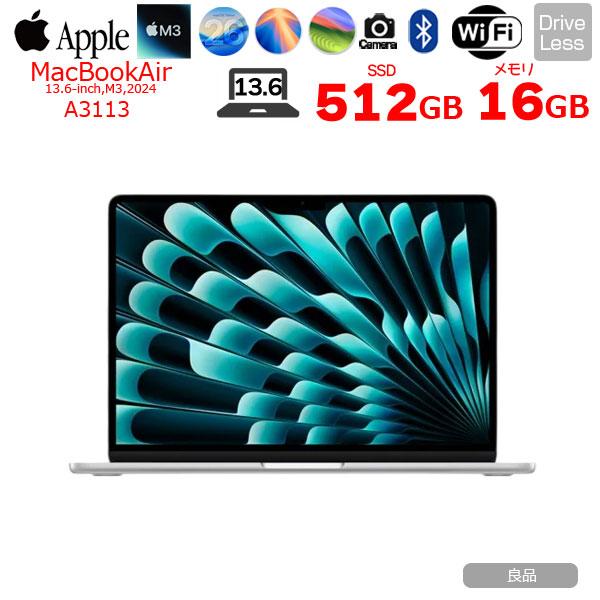 新品未使用MacBook Air 13.6インチ M3チップ SSD 512GB