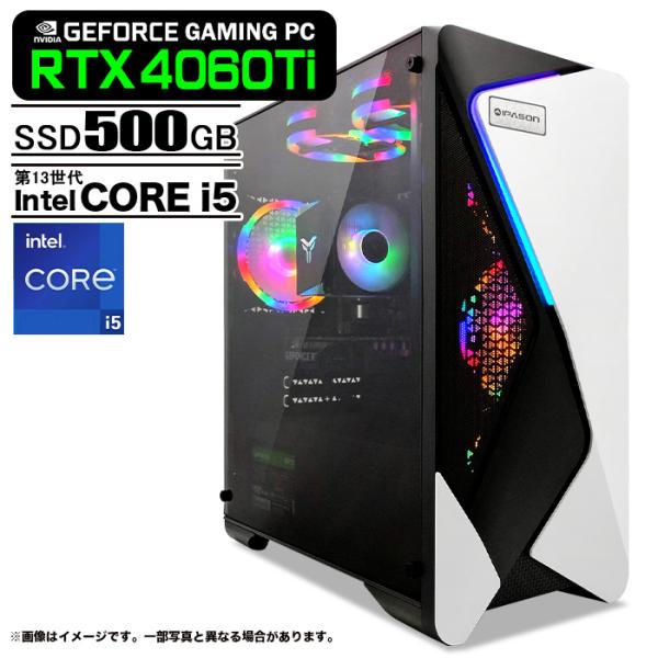 PASOUL ゲーミングPC COMBAT ZONE S7 冷却ファン GeForce RTX4060Ti 第