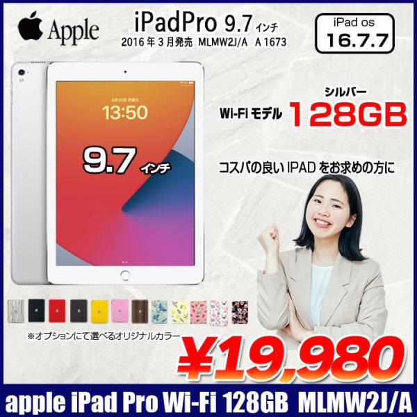 iPad Pro (9.7インチ) 128GB Wi-Fi モデル 付属品付 iPad Apple Pro Wi-Fiモデル 128GB A1673 MLMW2J/A [Apple A9X 9.7