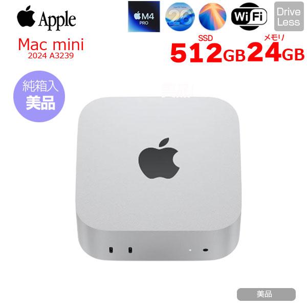 Mac mini 【中古Mac】Apple MCX44J/A A3239 M4 Pro 2024 手のひら