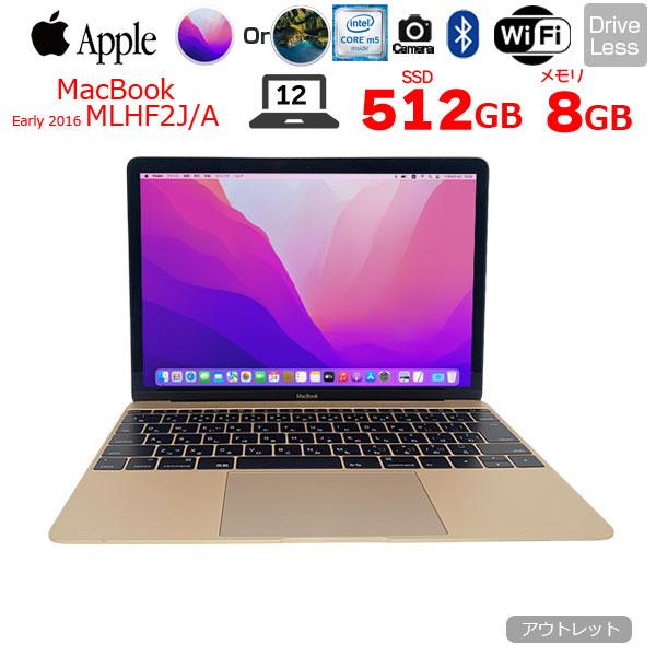 Apple / ノートパソコン MacBook MLHF2J/A A1534 MacBook 【新品バッテリ】Apple 12inch MLHF2J/A A1534 Retina Early