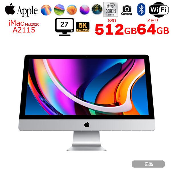iMac（Apple） Apple iMac 27inch MXWU2J/A A2115 5K 2020 一体型 