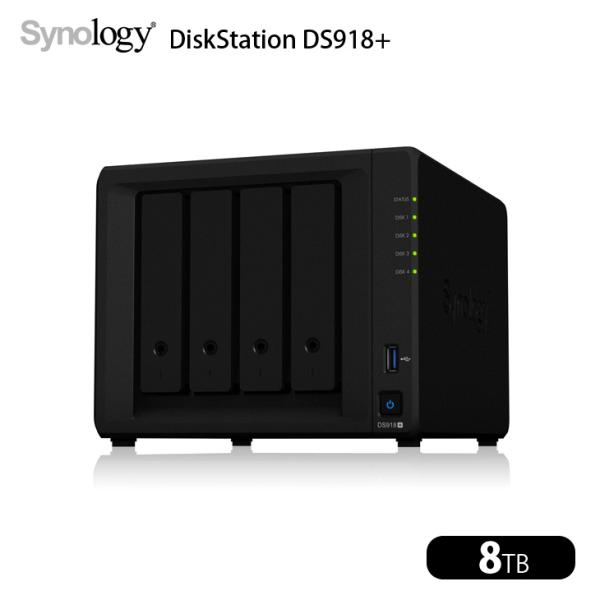 Synology 【中古】Synology DiskStation DS918+ 高性能 4ベイNAS