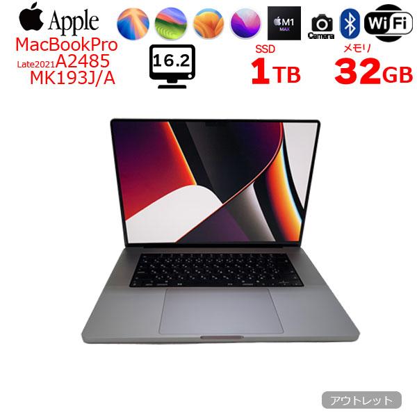 MacBook Pro 【中古パソコン】Apple 16inch MK193J/A A2485 Late