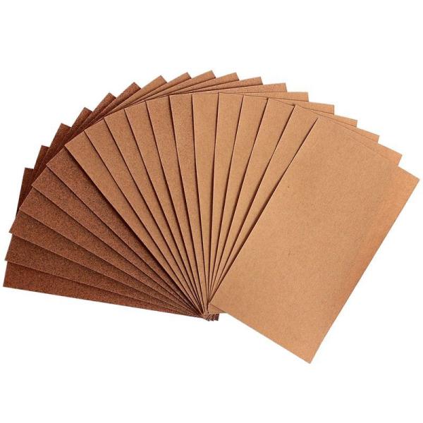 他サイト： サンドペーパー 紙ヤスリ 紙やすり 鑢 やすり ヤスリ 日曜大工 DIY 研磨 工作 紙ヤスリセット #120、#240、#400 各6枚 ビッグマン BYR-25 4962308280309の商品画像